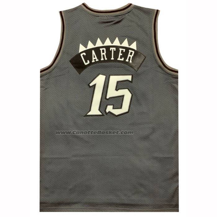 Maglia Toronto Raptors Vince Carter No 15 Mitchell & Ness 1998-99 Nero1